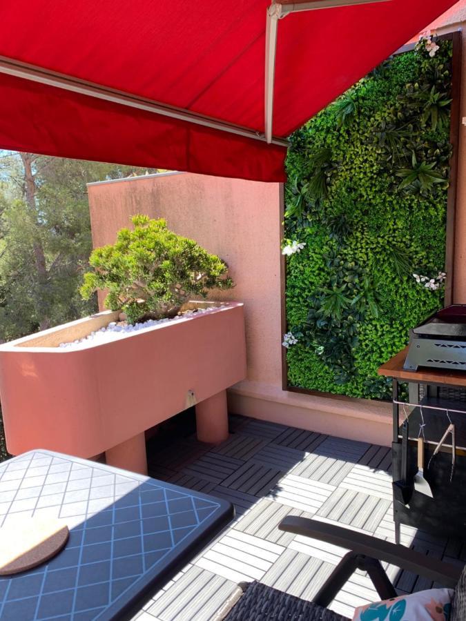Jade - Appartement Climatise Vue Et Acces Mer Prive ลาแซน-ซูร์-แมร์ ภายนอก รูปภาพ